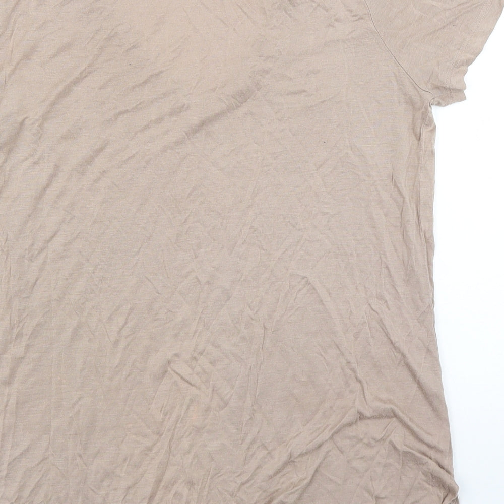 FOREVER 21 Womens Beige   Basic T-Shirt Size S