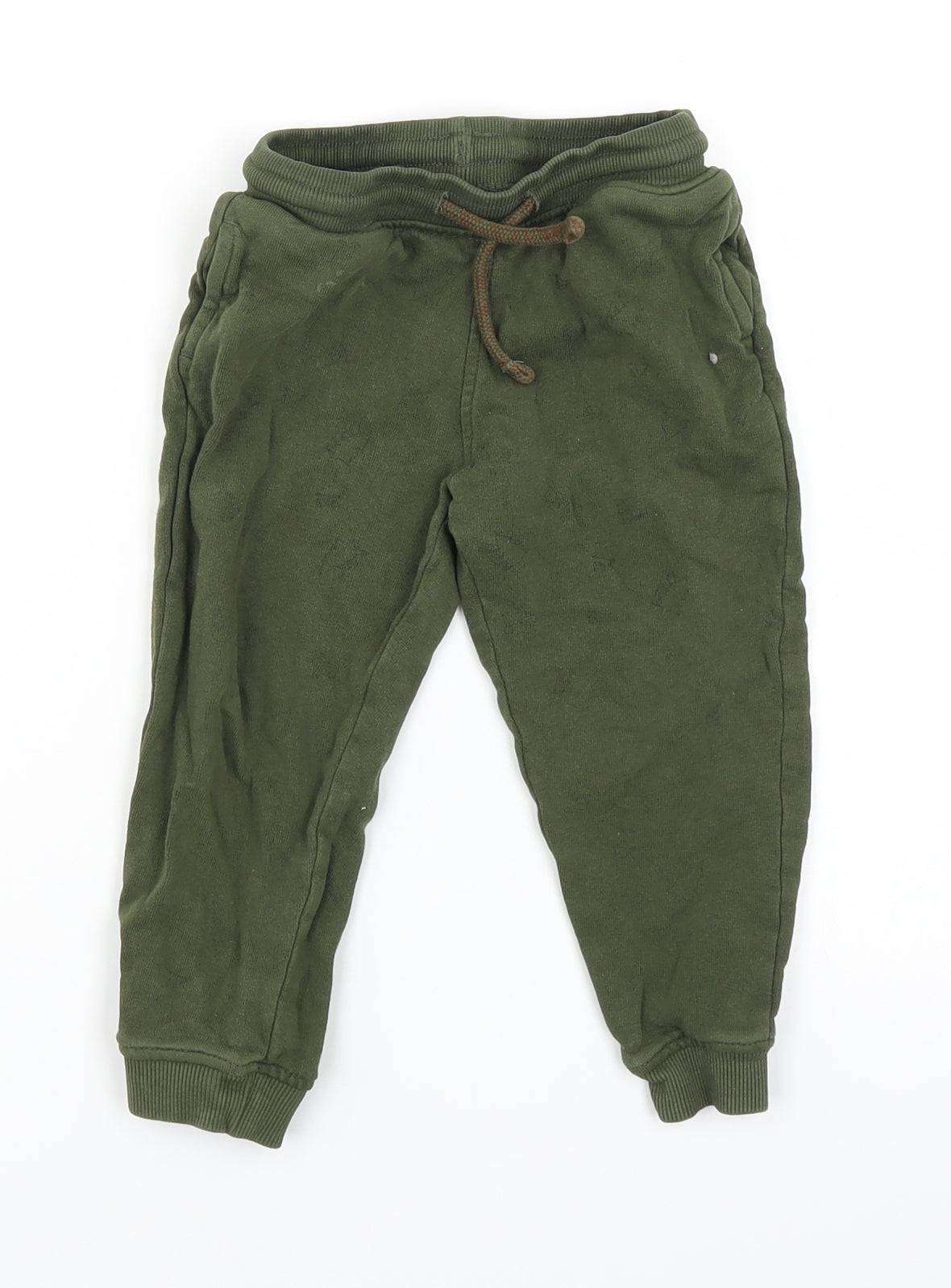 Matalan Boys Green   Sweatpants Trousers Size 2-3 Years