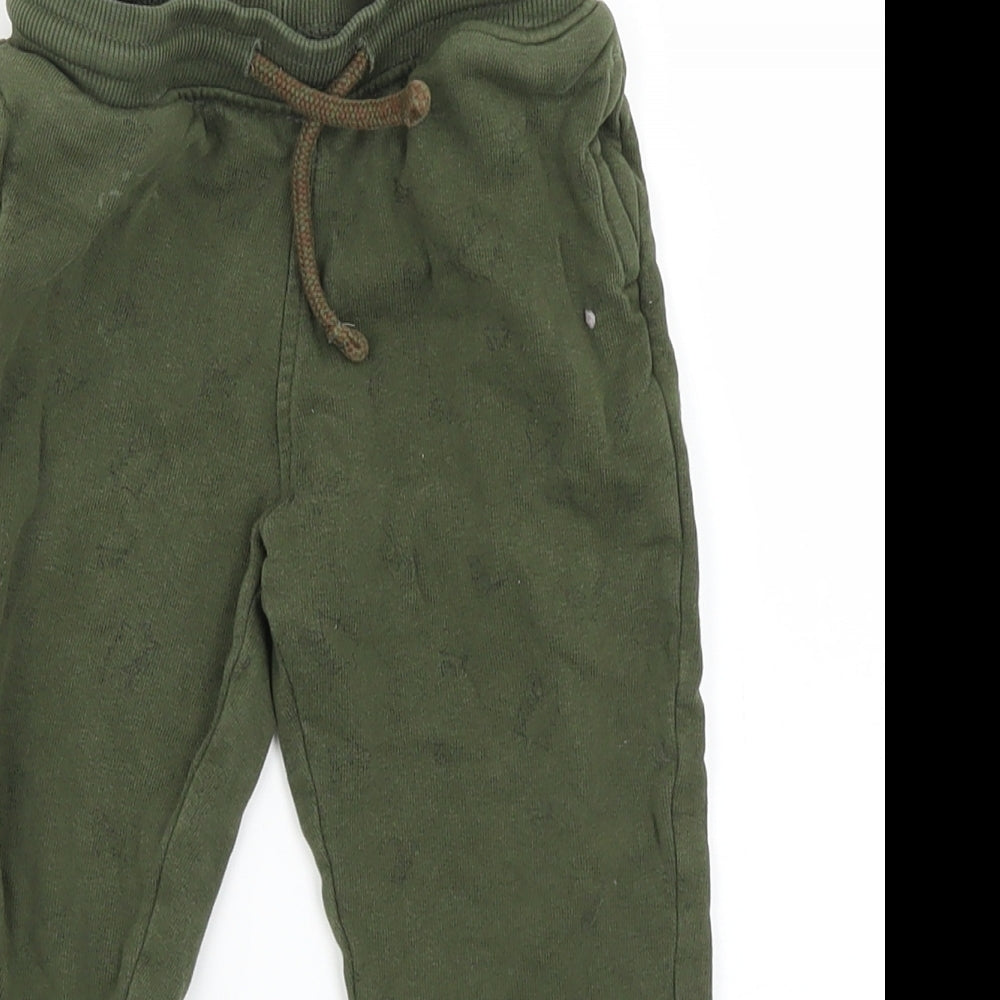 Matalan Boys Green   Sweatpants Trousers Size 2-3 Years