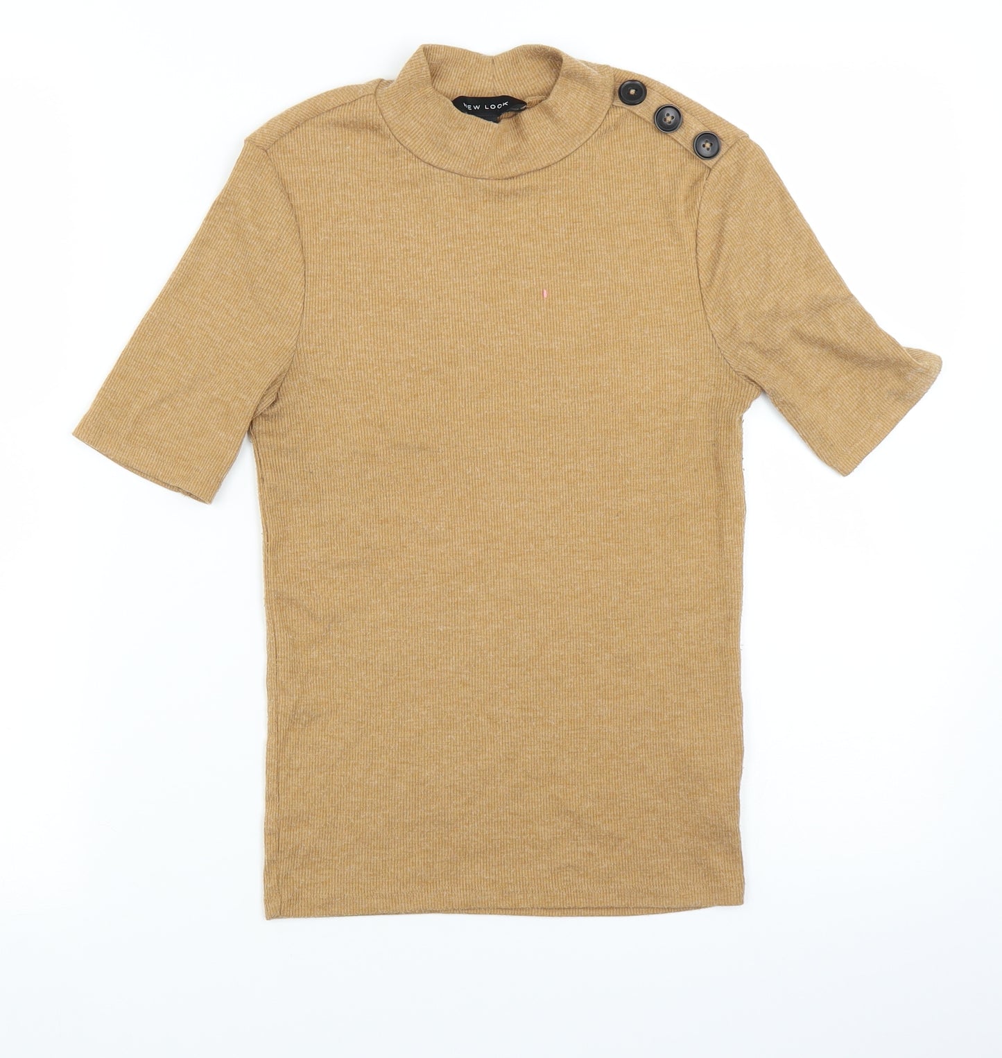 New Look Womens Brown   Basic T-Shirt Size 8