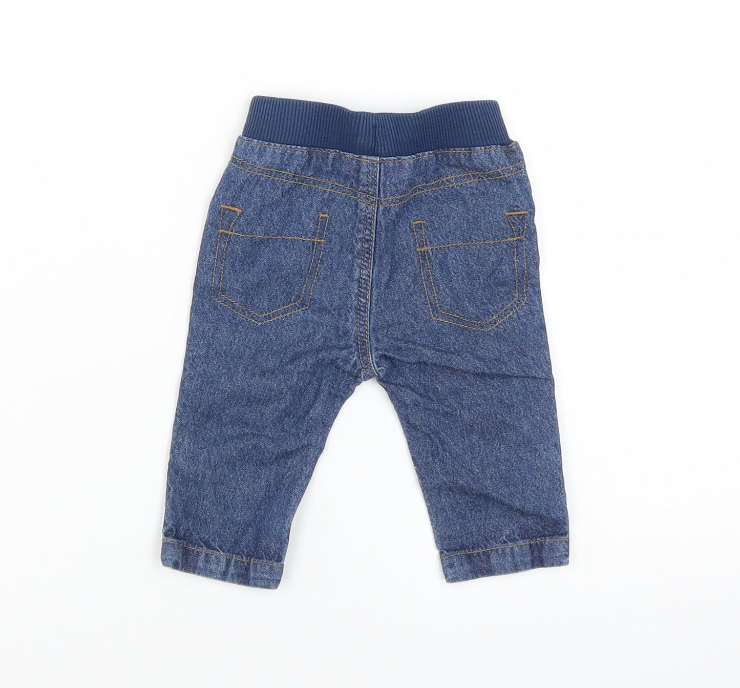 George Baby Blue  Denim  Jeans Size 0-3 Months