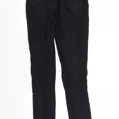 Missguided Womens Black  Denim Skinny Jeans Size 6 L28 in
