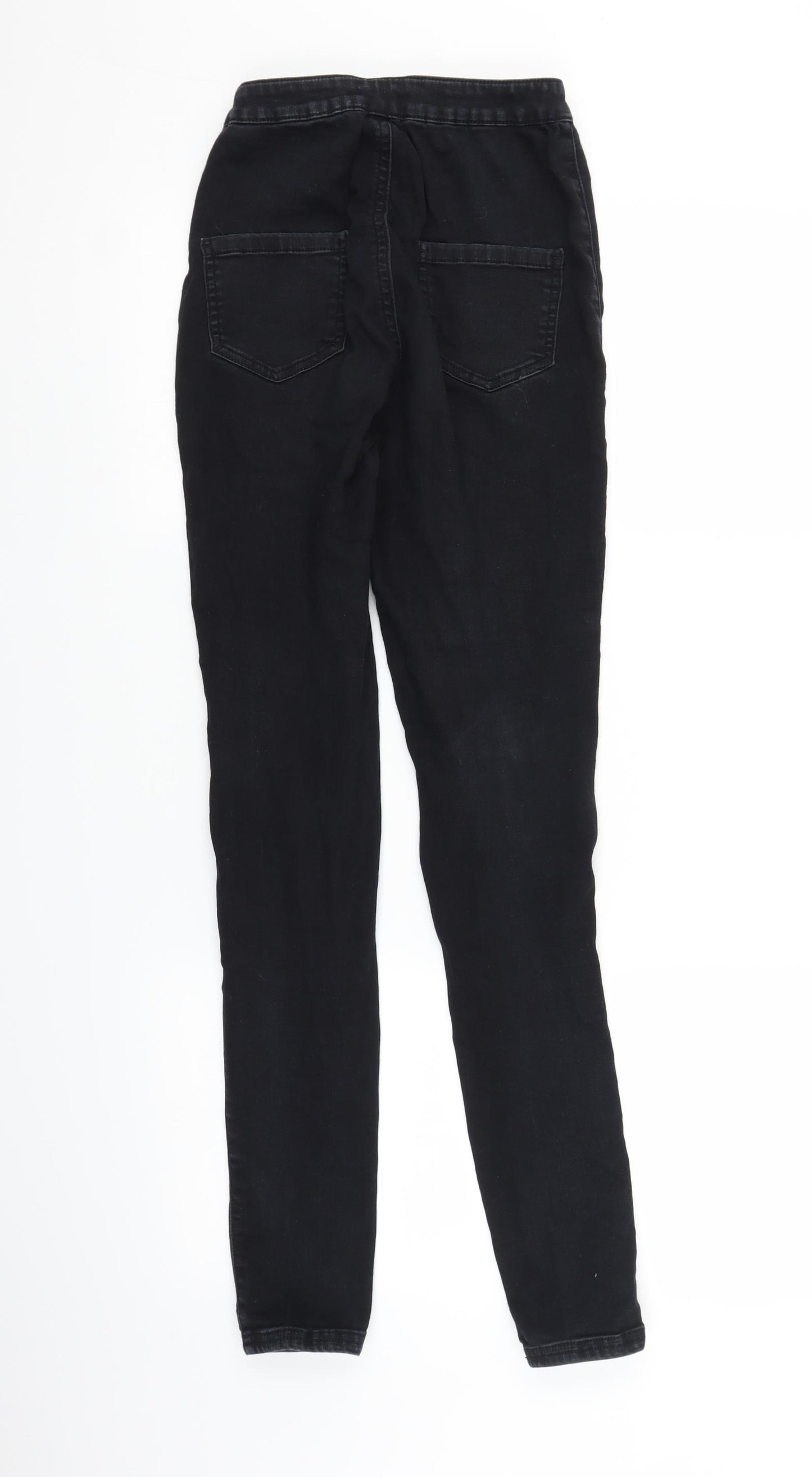 Missguided Womens Black  Denim Skinny Jeans Size 6 L28 in