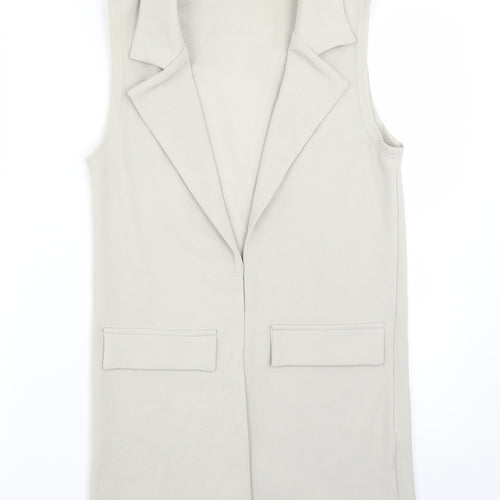 New Look Womens Grey   Jacket Blazer Size 8