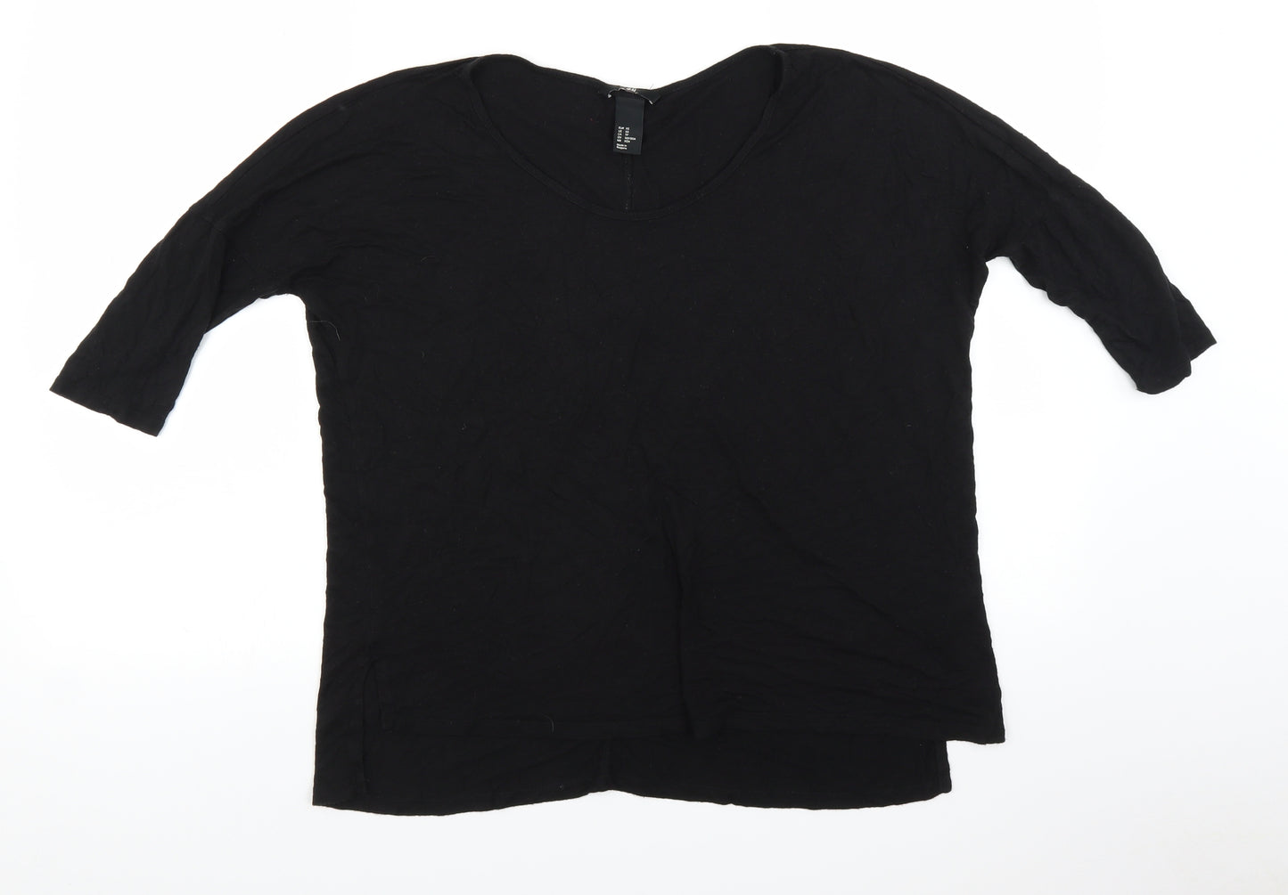 H&M Womens Black   Basic Blouse Size XS