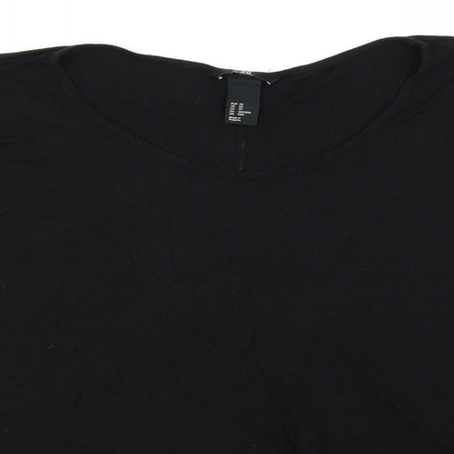 H&M Womens Black   Basic Blouse Size XS