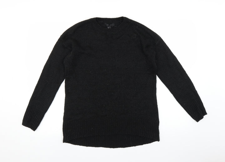 New Look Womens Black Pullover Jumper Size S