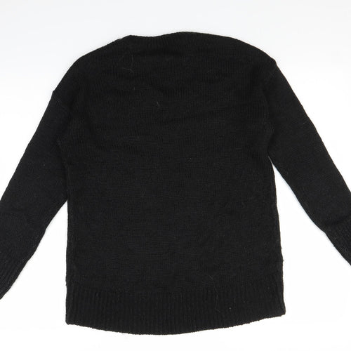 New Look Womens Black   Pullover Jumper Size S
