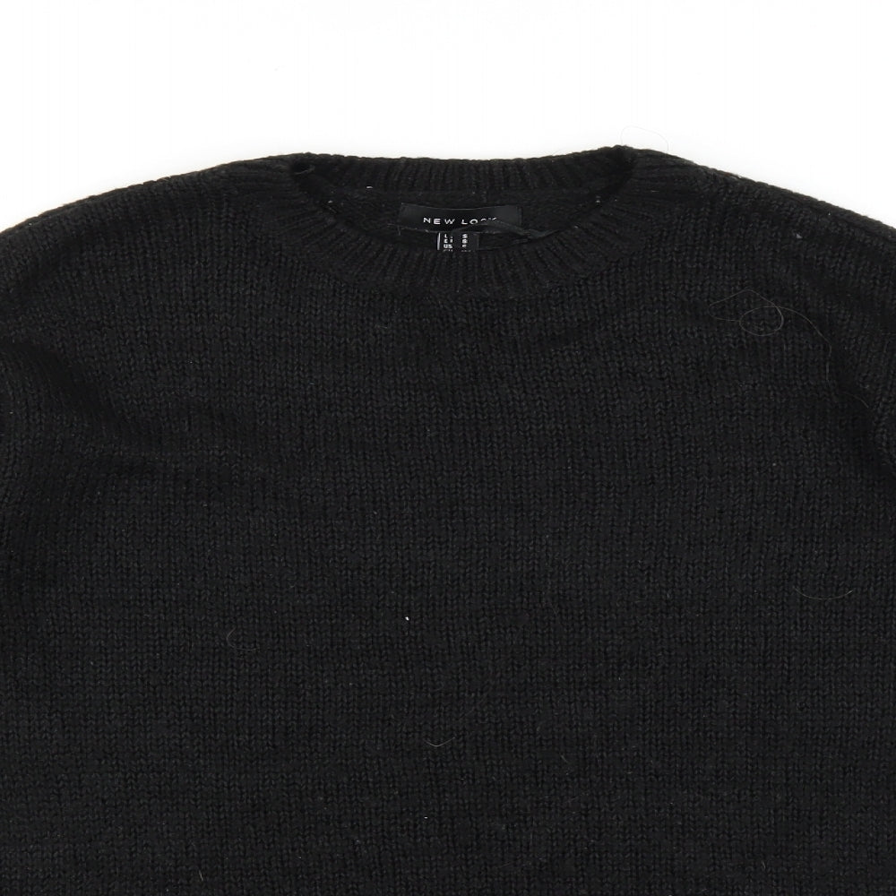New Look Womens Black   Pullover Jumper Size S