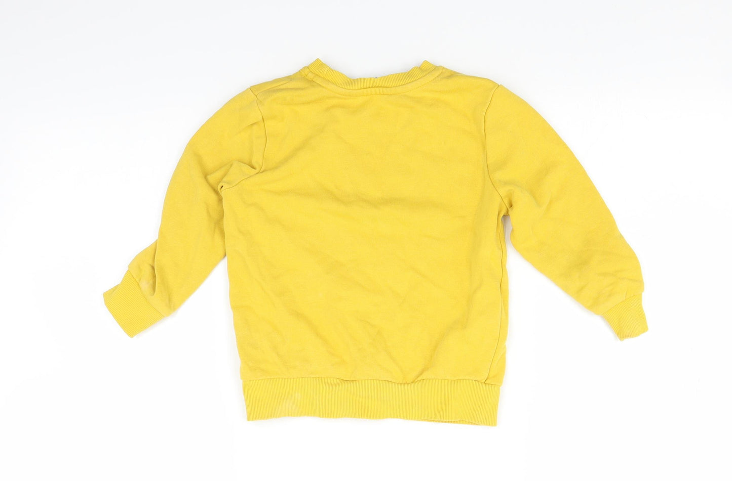 George Boys Yellow   Pullover Jumper Size 3-4 Years