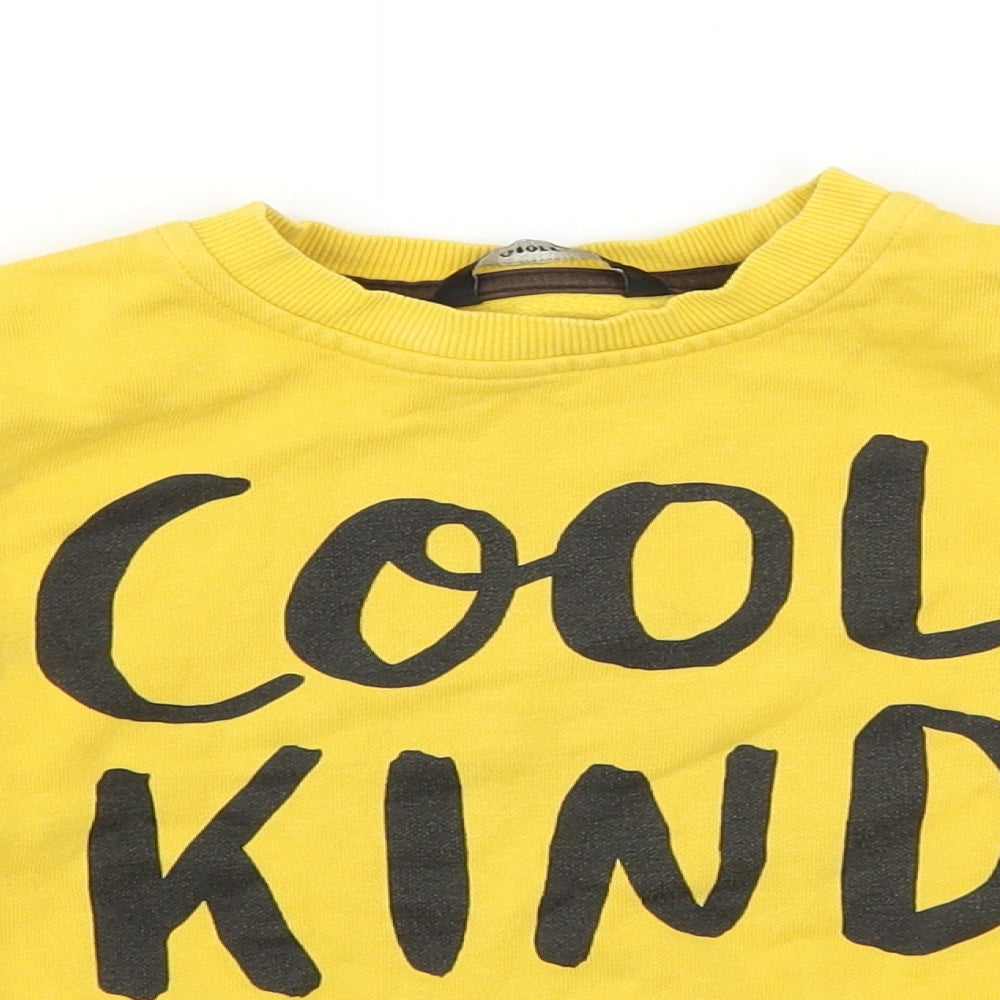 George Boys Yellow   Pullover Jumper Size 3-4 Years
