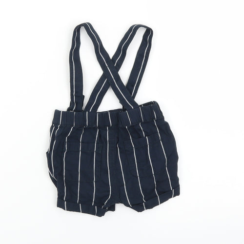 NEXT Baby Black Striped   Trousers Size 0-3 Months  - straps