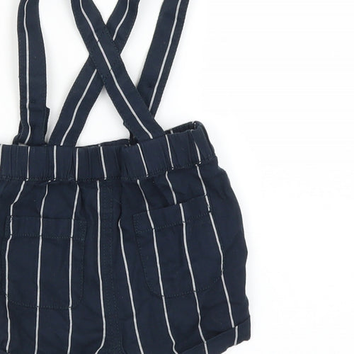 NEXT Baby Black Striped   Trousers Size 0-3 Months  - straps