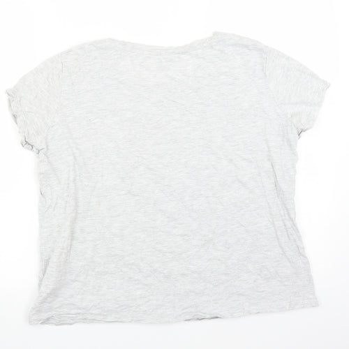 F&F Womens Grey   Basic T-Shirt Size 20