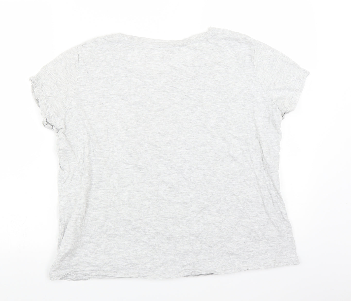F&F Womens Grey   Basic T-Shirt Size 20