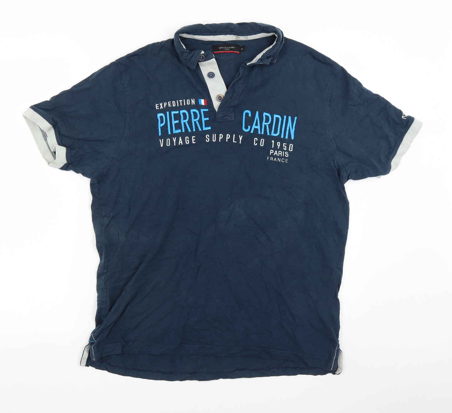 Pierre Cardin Mens Blue    Polo Size XL