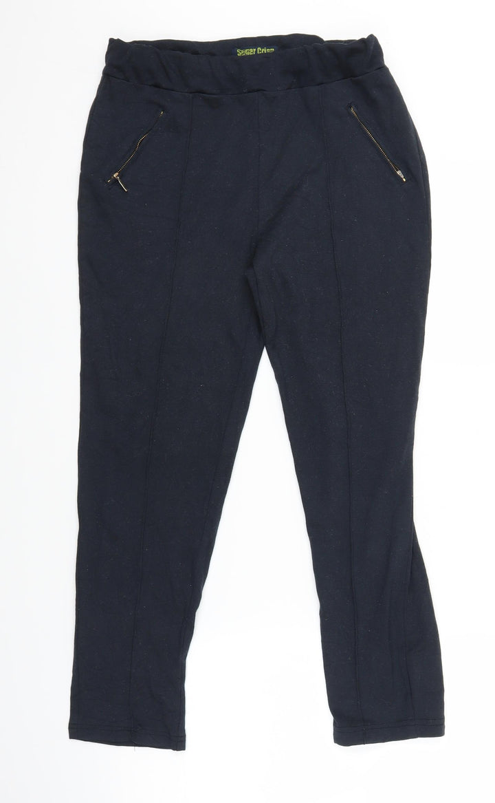 Sugar Crisp Womens Blue   Sweatpants Trousers Size 12 L24 in