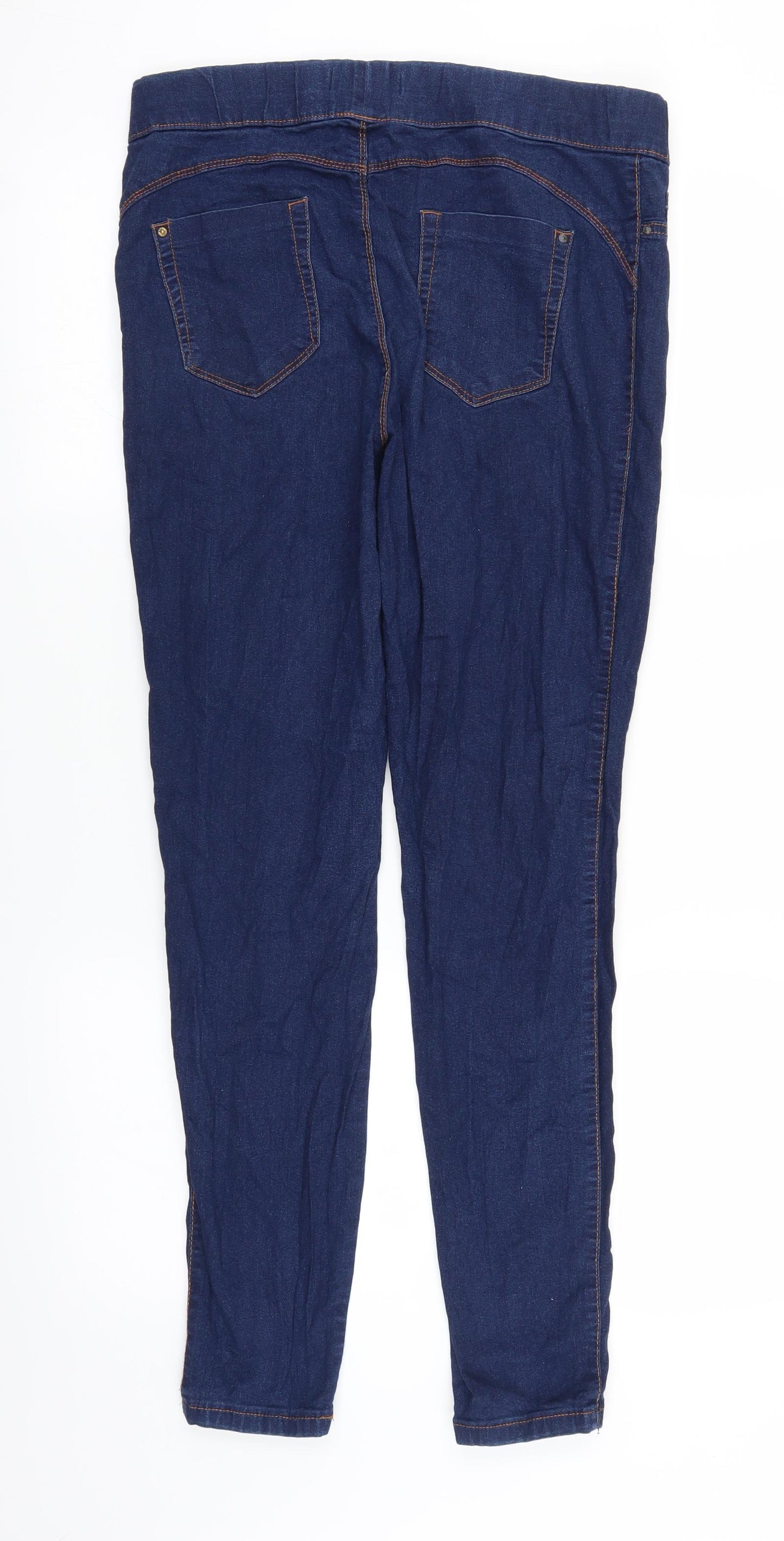 Primark Womens Blue  Denim Jegging Jeans Size 16 L27.5 in