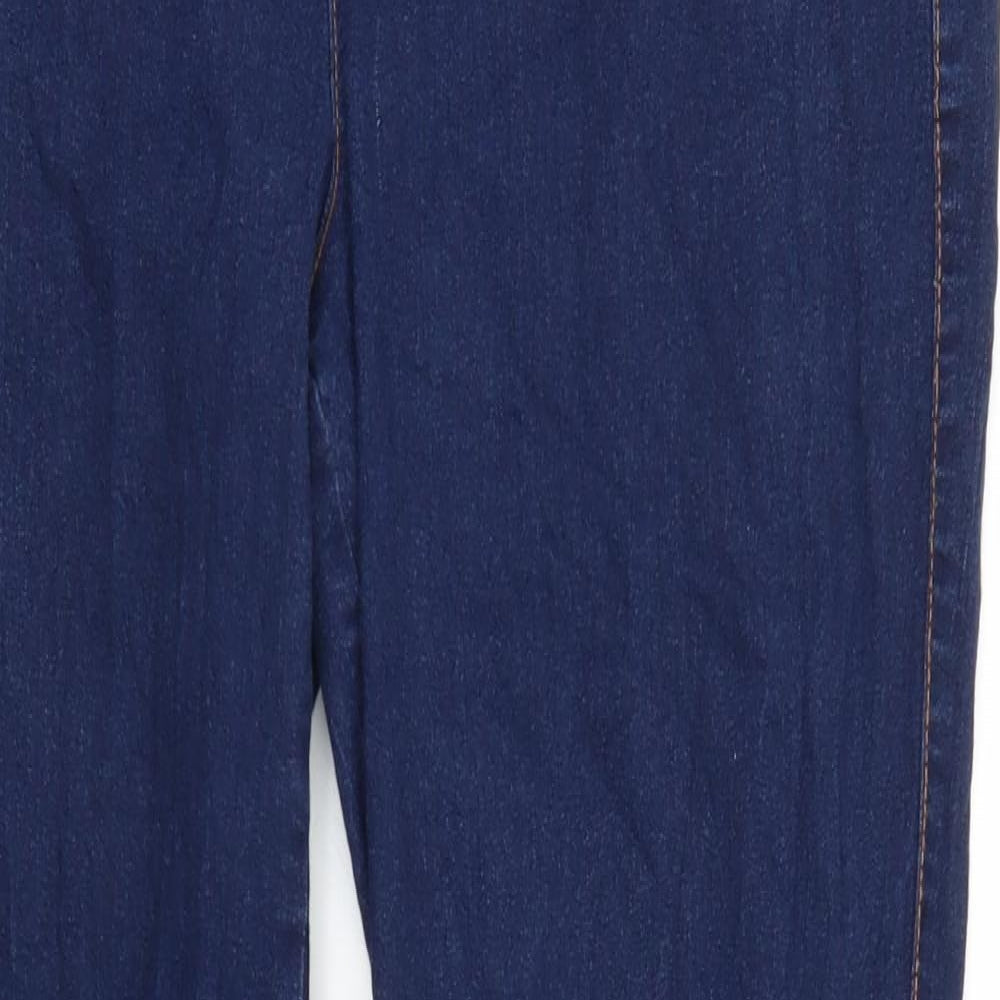 Primark Womens Blue  Denim Jegging Jeans Size 16 L27.5 in