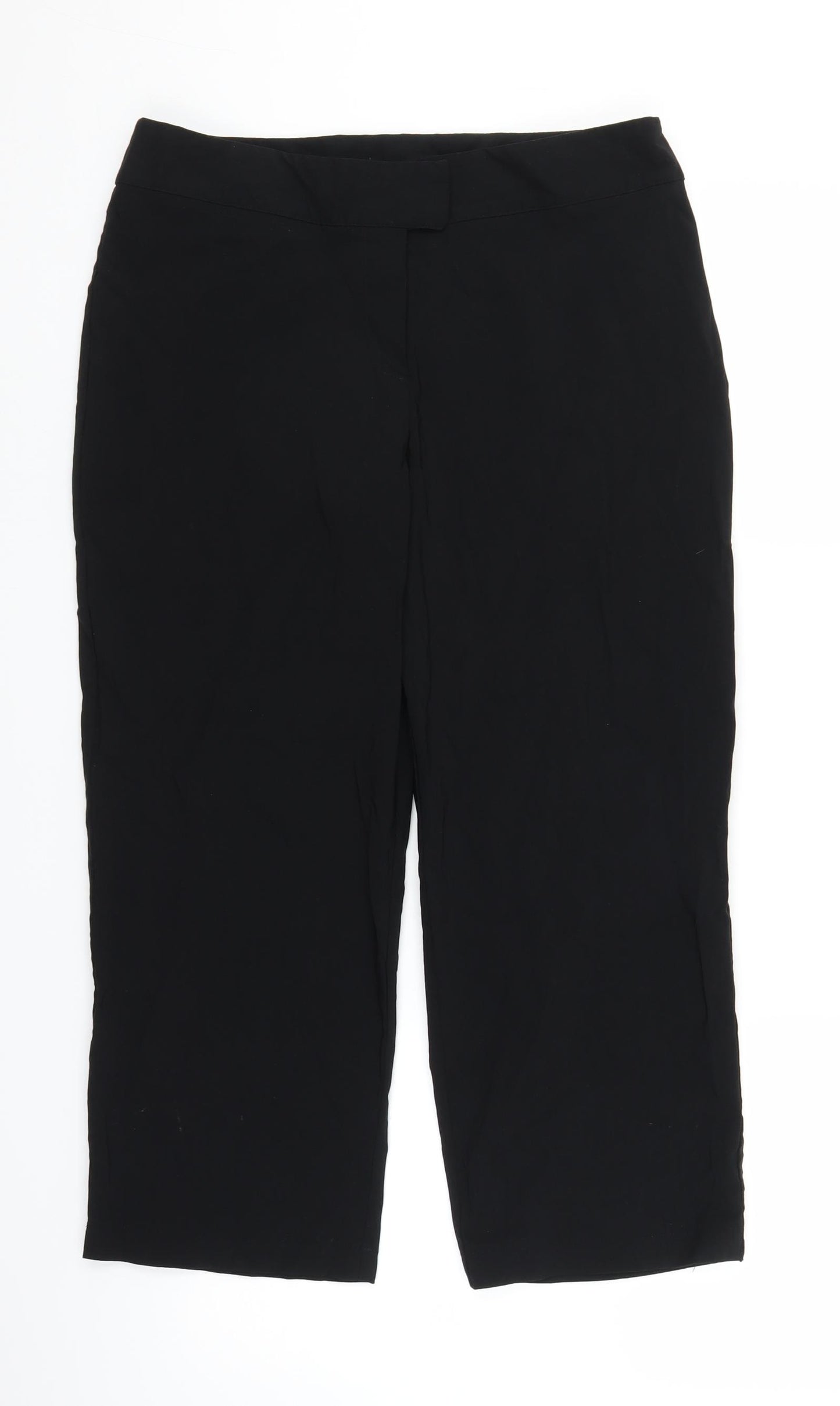 BHS Womens Black   Trousers  Size 12 L21 in