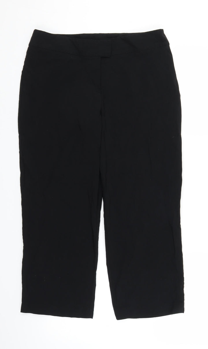 BHS Womens Black   Trousers  Size 12 L21 in