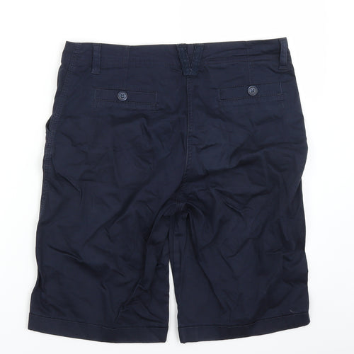 Per Una Womens Blue   Chino Shorts Size 10