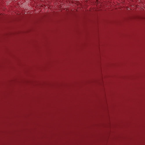 Select Womens Red   Basic Blouse Size 14