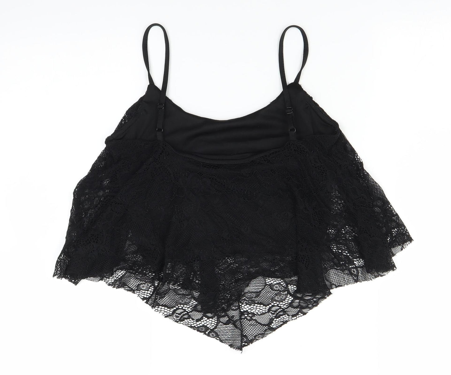 New Look Womens Black   Cropped Tank Size 10