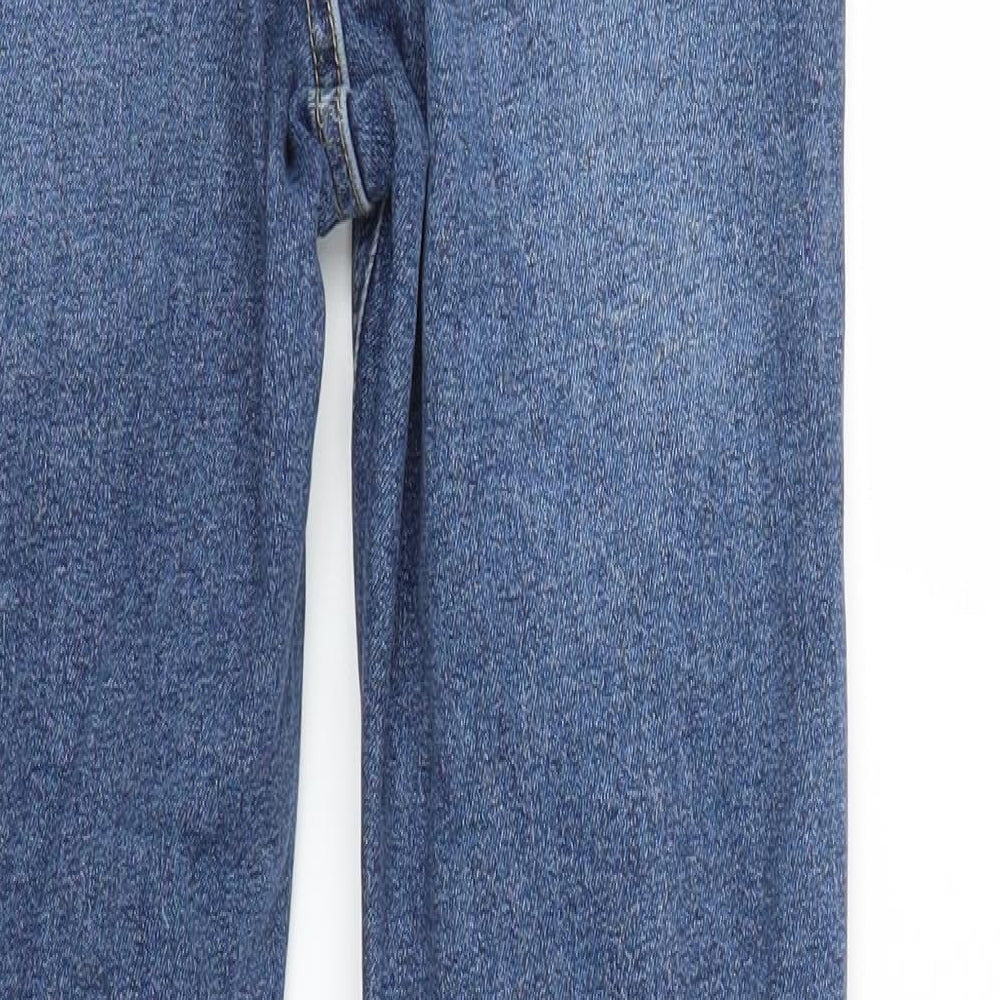 Topshop Womens Black  Denim Skinny Jeans Size 28 in L26 in