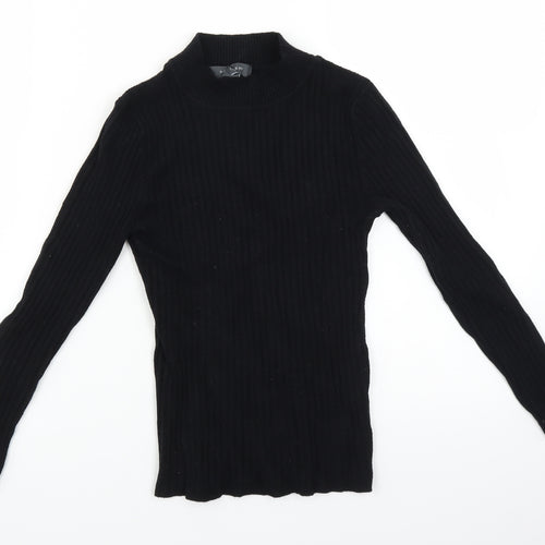 Primark Womens Black   Pullover Jumper Size S