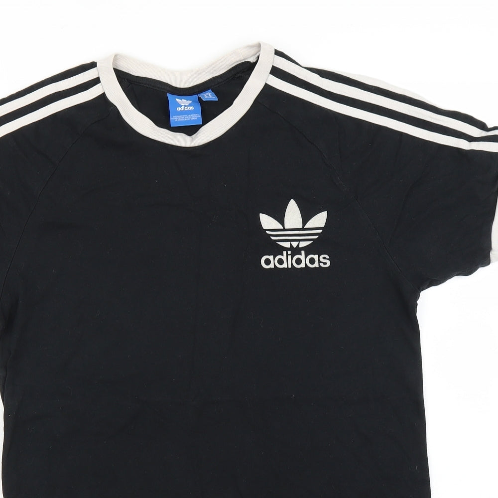 adidas Mens Black    T-Shirt Size M
