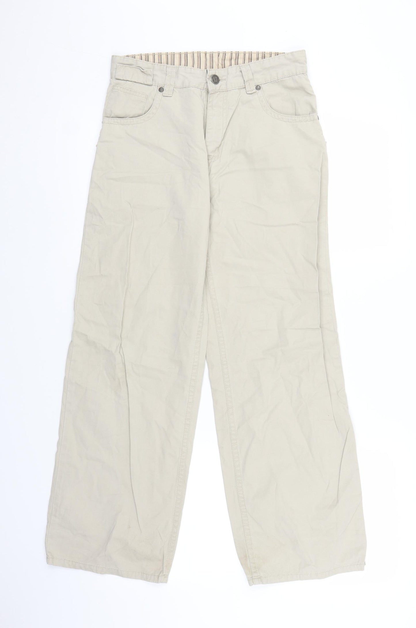 NEXT Girls Beige   Chino Trousers Size 12 Years