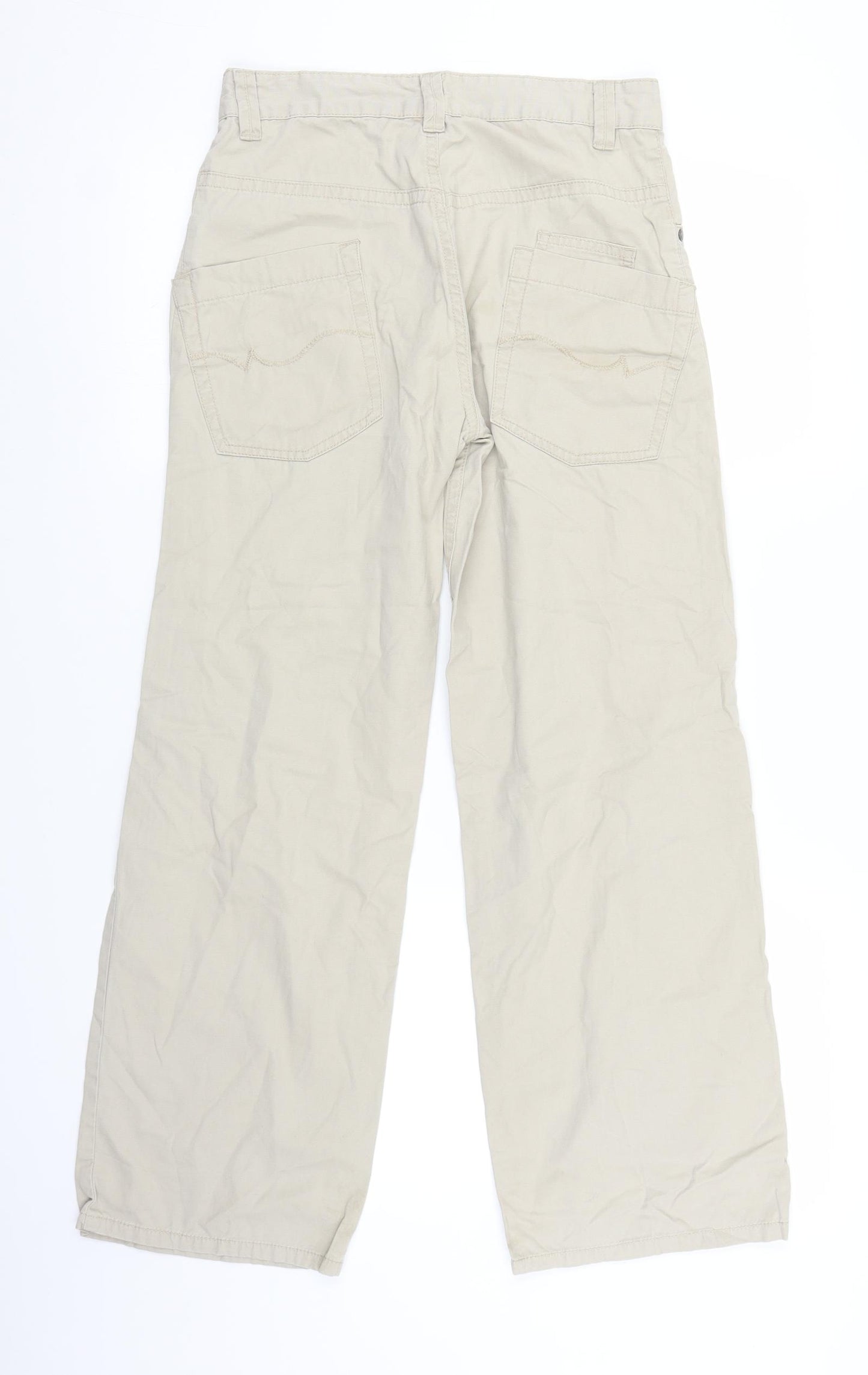 NEXT Girls Beige   Chino Trousers Size 12 Years