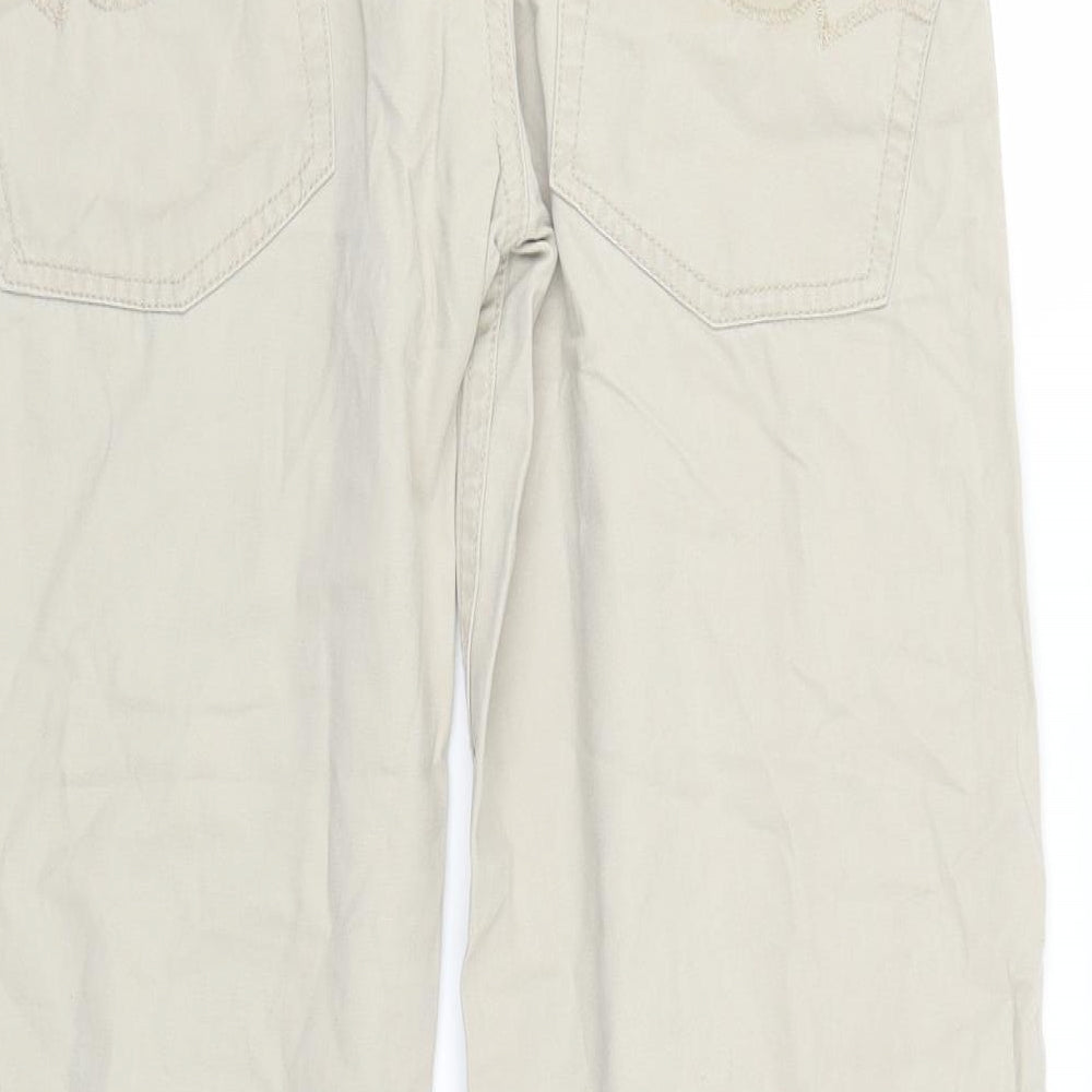 NEXT Girls Beige   Chino Trousers Size 12 Years