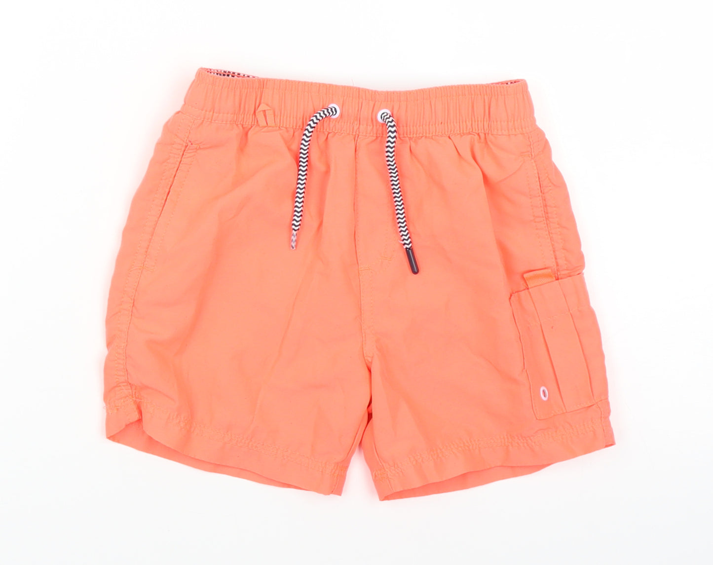 F&F Boys Orange   Bermuda Shorts Size 5-6 Years
