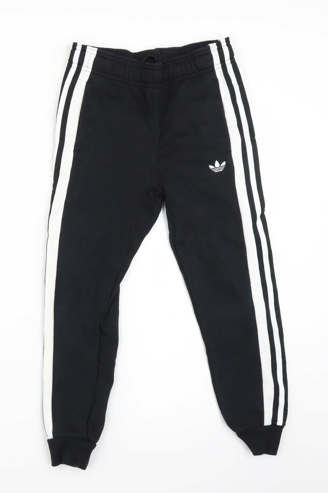 adidas Boys Black   Sweatpants Trousers Size 7-8 Years