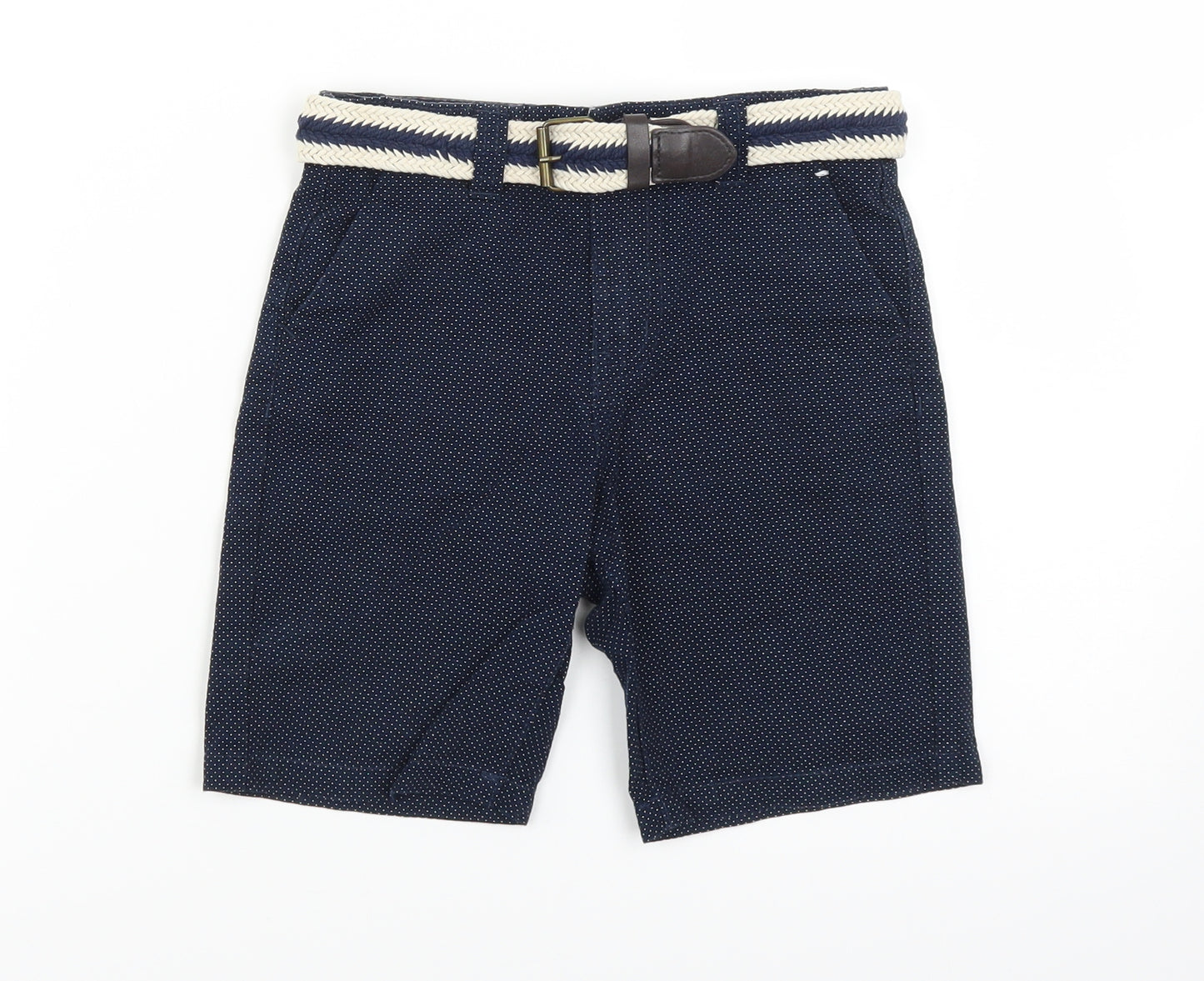 Primark Boys Blue Polka Dot  Chino Shorts Size 5-6 Years