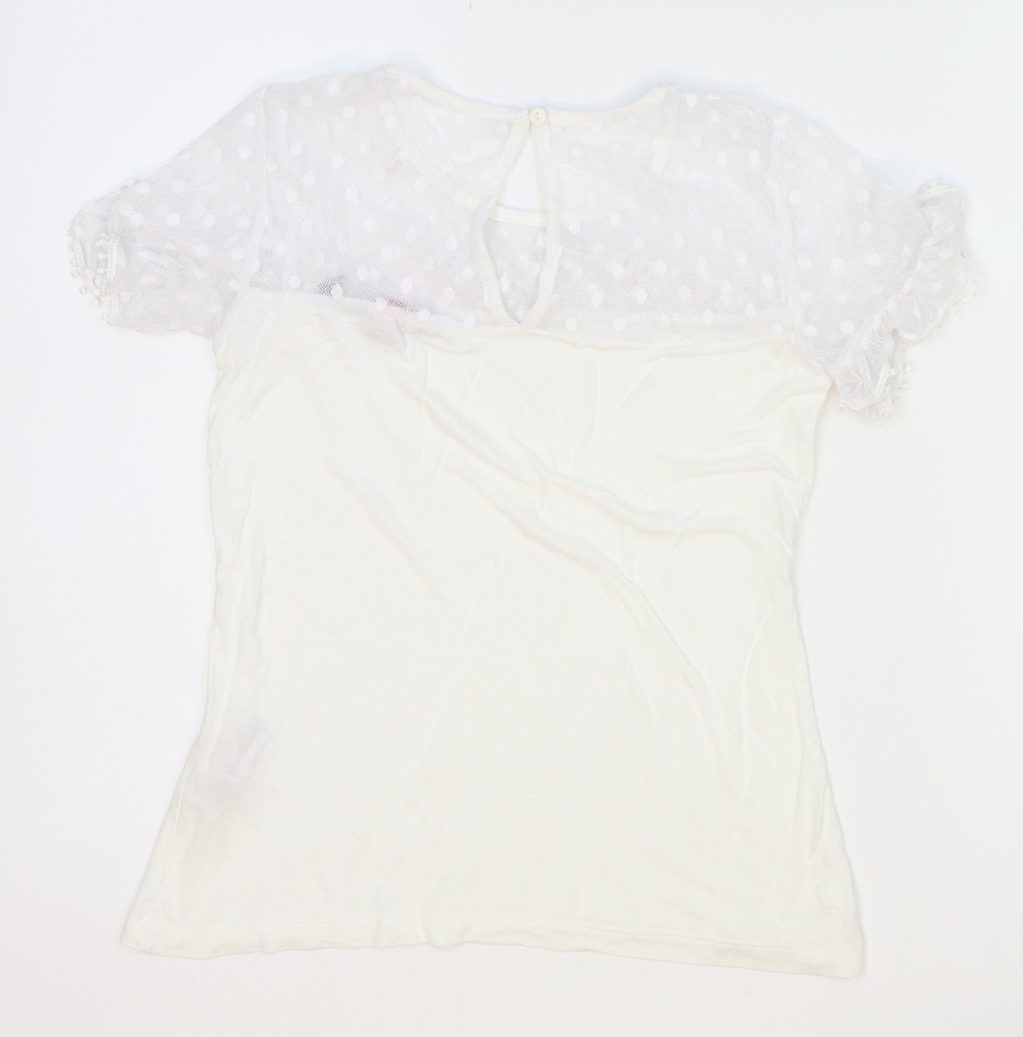 Dorothy Perkins Womens White   Basic Blouse Size 4