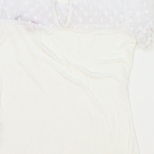 Dorothy Perkins Womens White   Basic Blouse Size 4