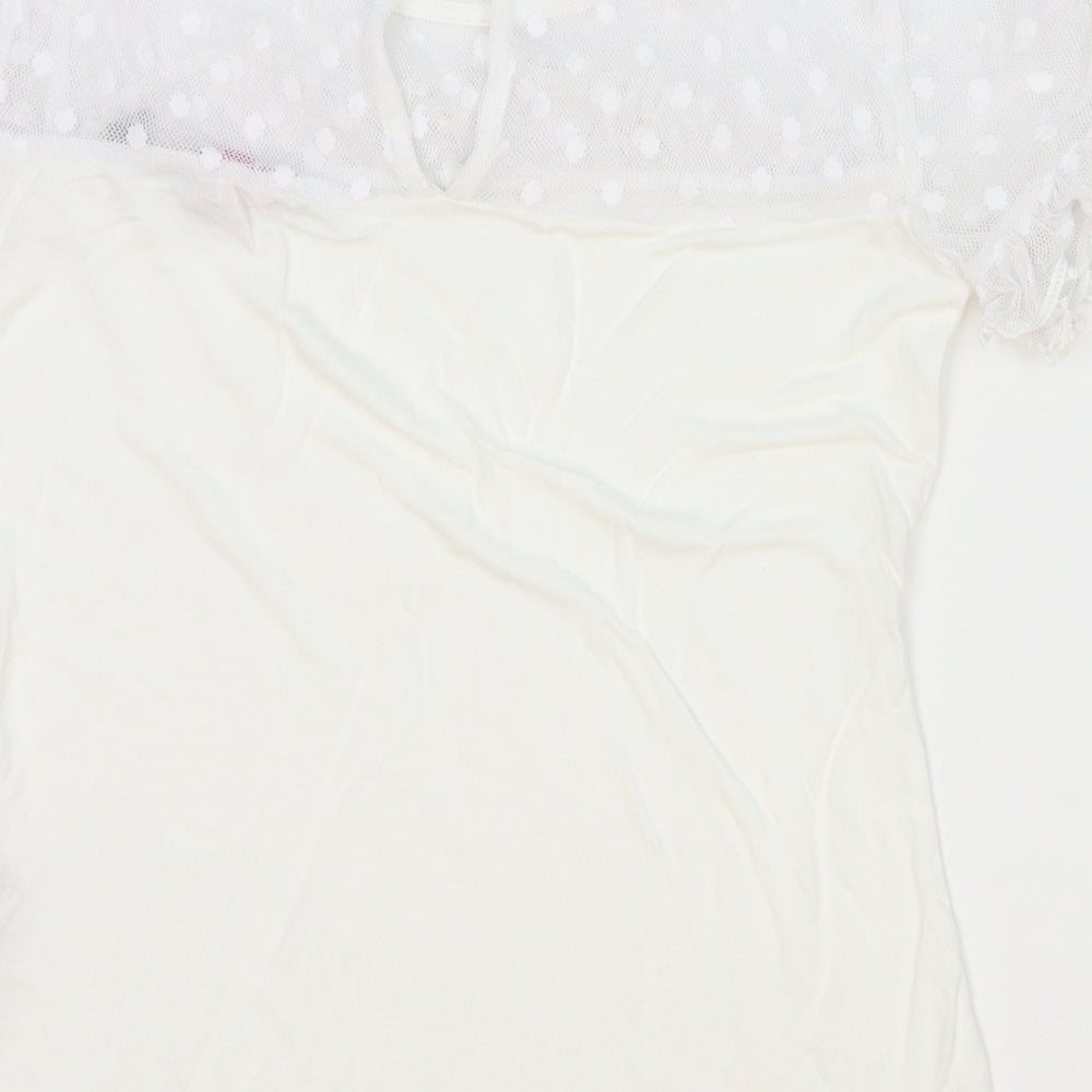 Dorothy Perkins Womens White   Basic Blouse Size 4