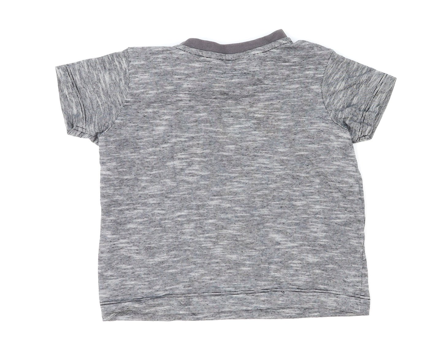 Nutmeg Boys Grey   Basic T-Shirt Size 18-24 Months