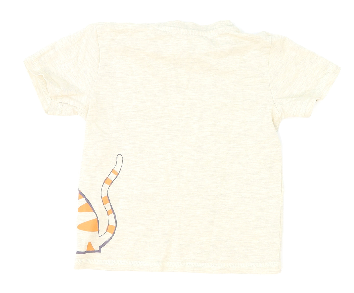 TU Baby Beige   Basic T-Shirt Size 18-24 Months  - tiger