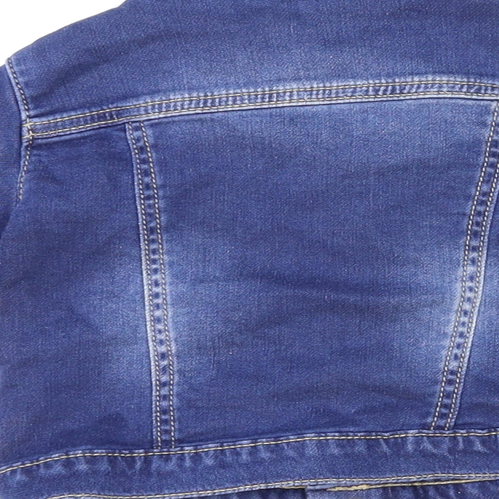 Blue Zoo Boys Blue  Denim Jacket  Size 18-24 Months  - cars