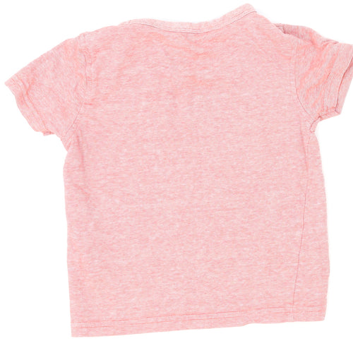 George Boys Red   Basic T-Shirt Size 18-24 Months