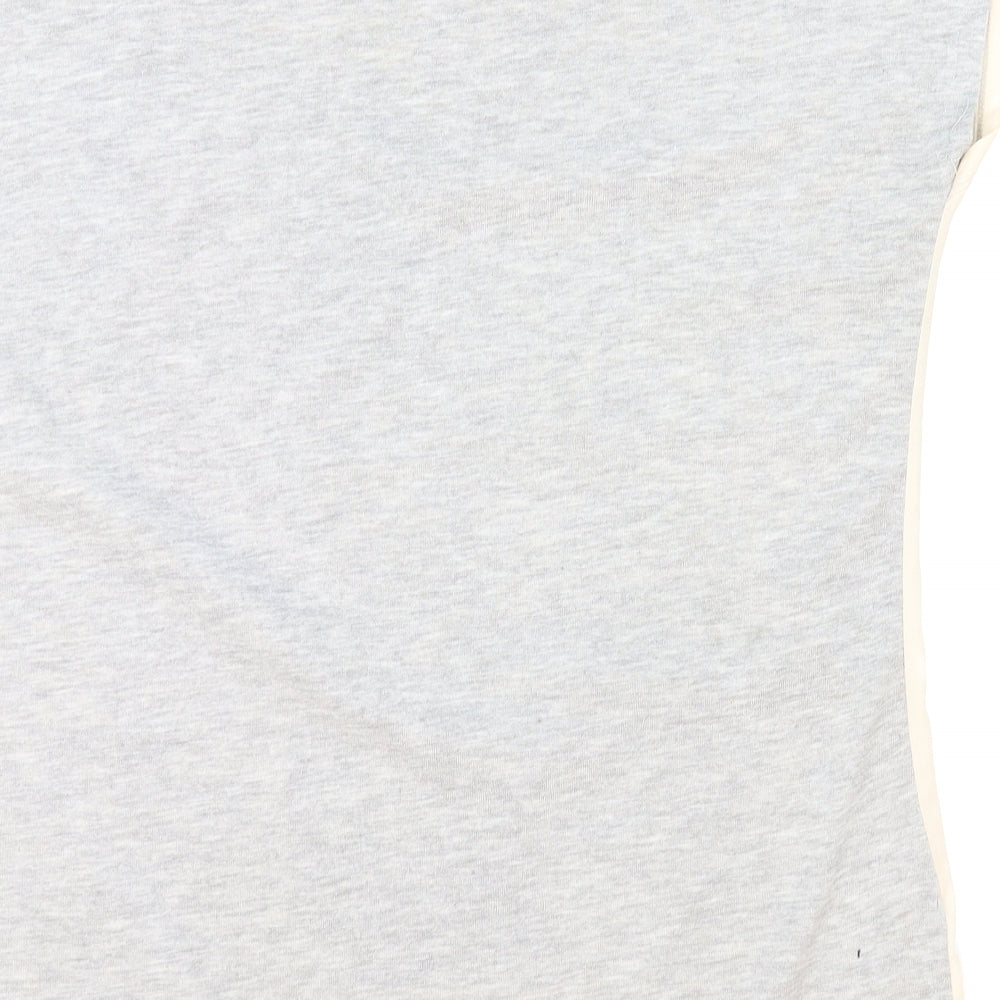 Yessica Womens Grey   Basic T-Shirt Size L
