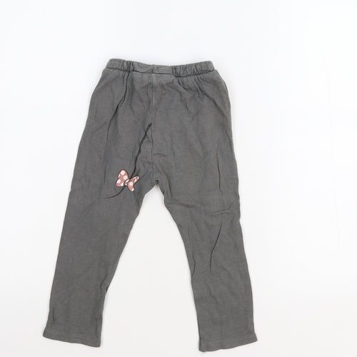 Zara Girls Grey   Sweatpants Trousers Size 2-3 Years - Disney