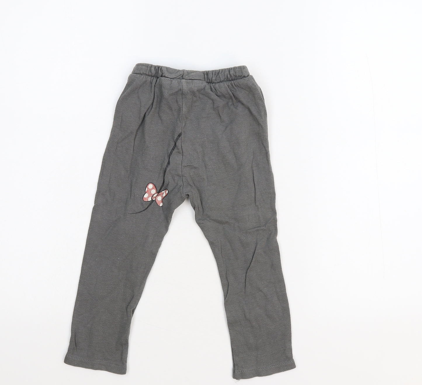 Zara Girls Grey   Sweatpants Trousers Size 2-3 Years - Disney