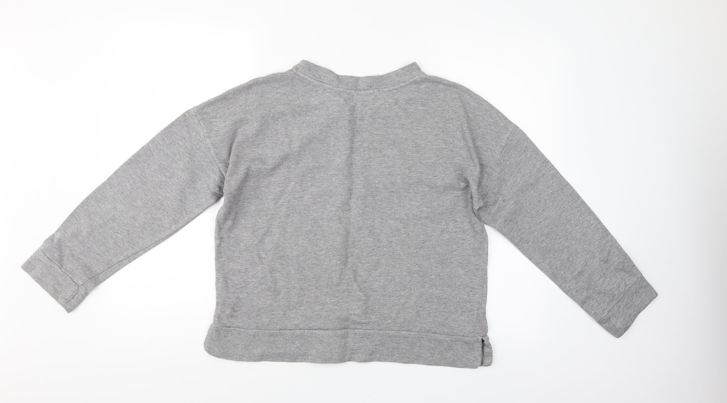 M&S Womens Grey   Pullover Sweatshirt Size 10