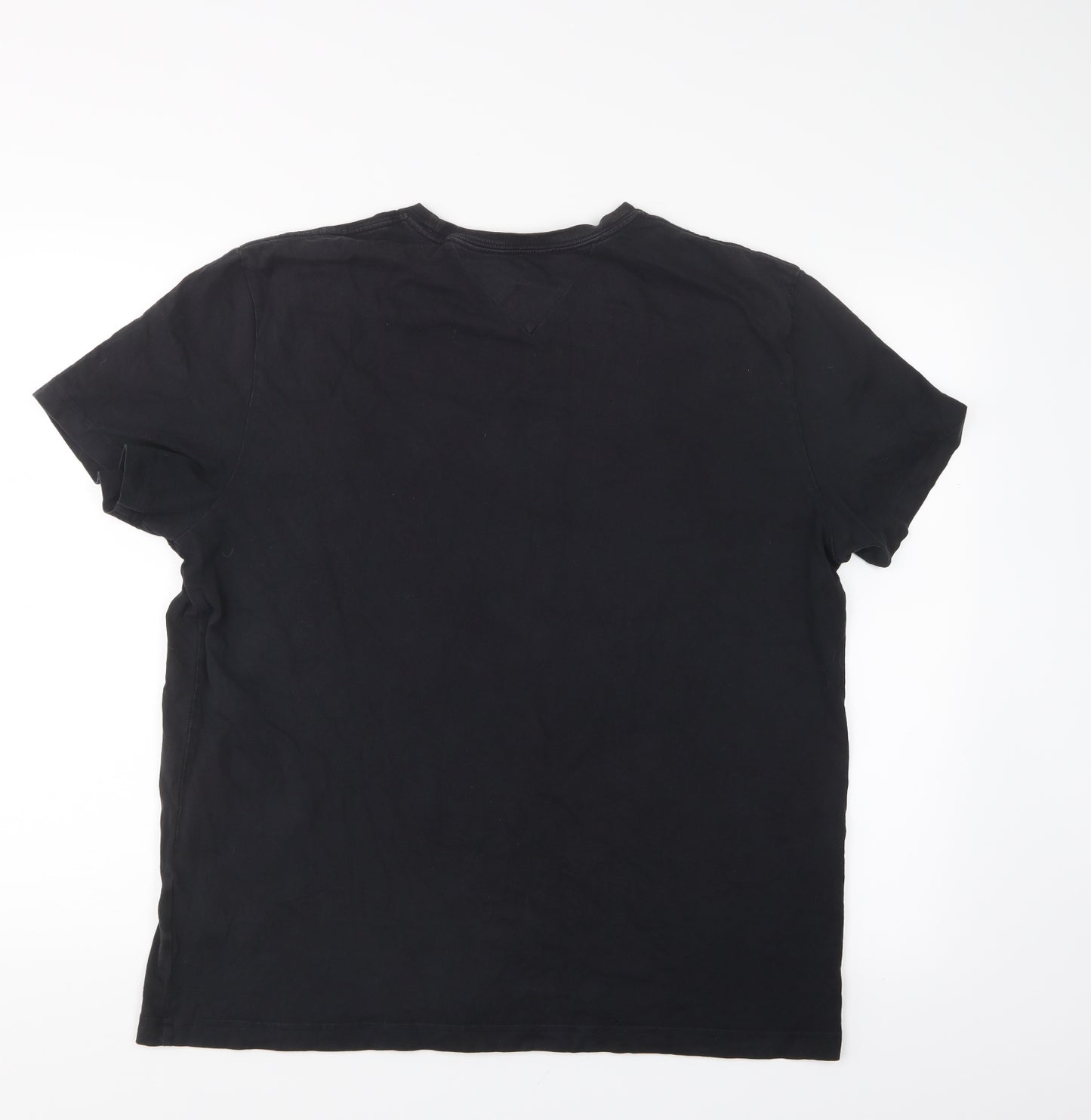 Tommy Hilfger Mens Black    T-Shirt Size XL