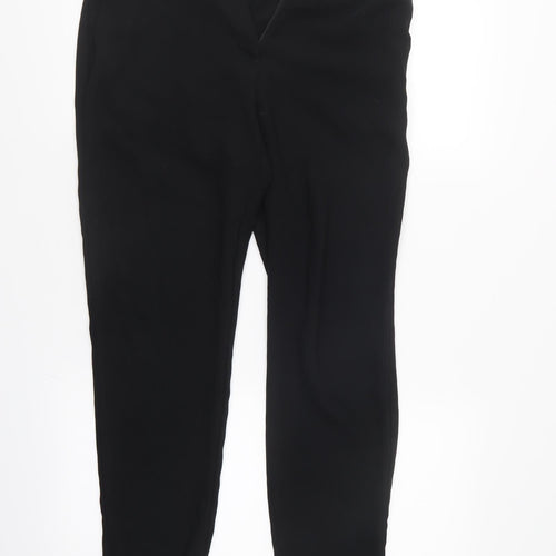 H&M Womens Black   Trousers  Size 10 L28 in